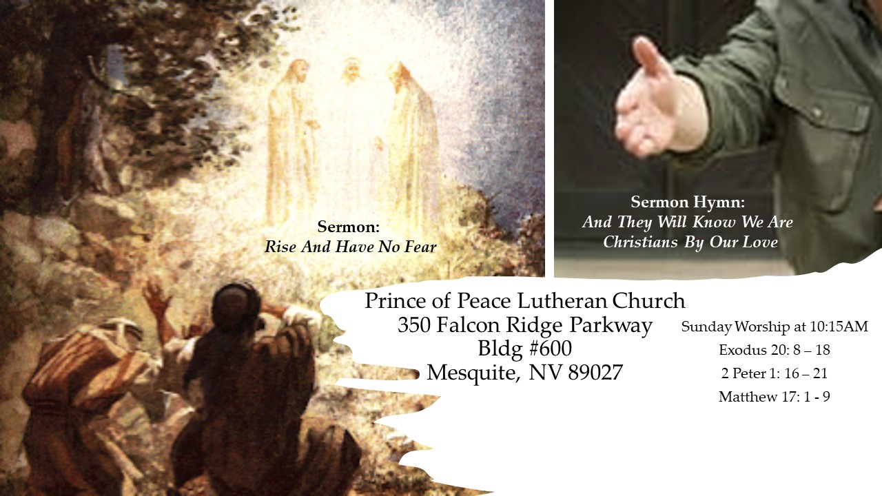 Calendar Prince Of Peace Lutheran Church
