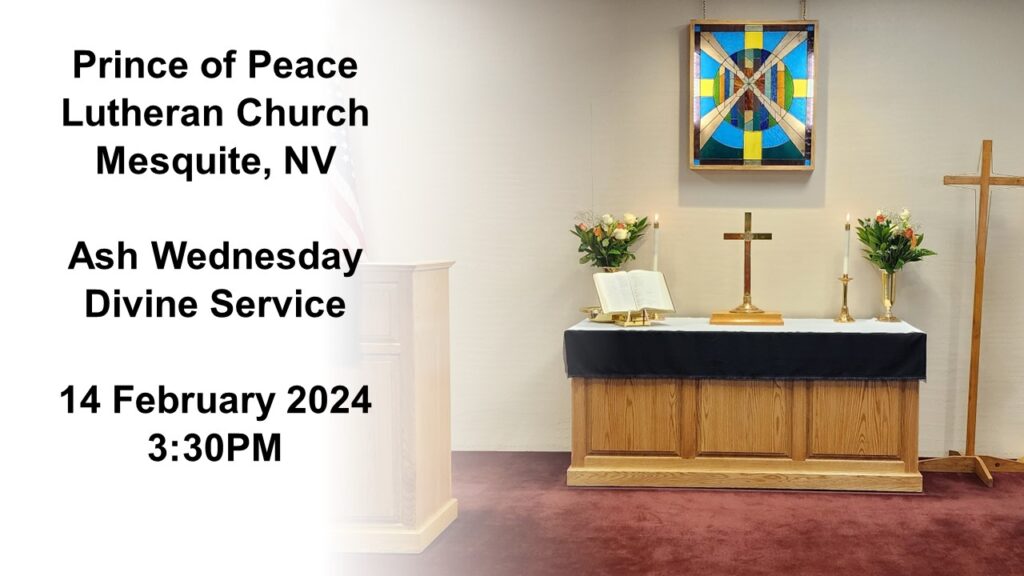 Calendar Prince Of Peace Lutheran Church